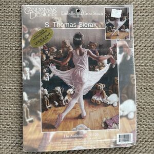 Candamar Designs Embellished Cross Stitch Kit 51120 THE AUDITION Ballet 11x14